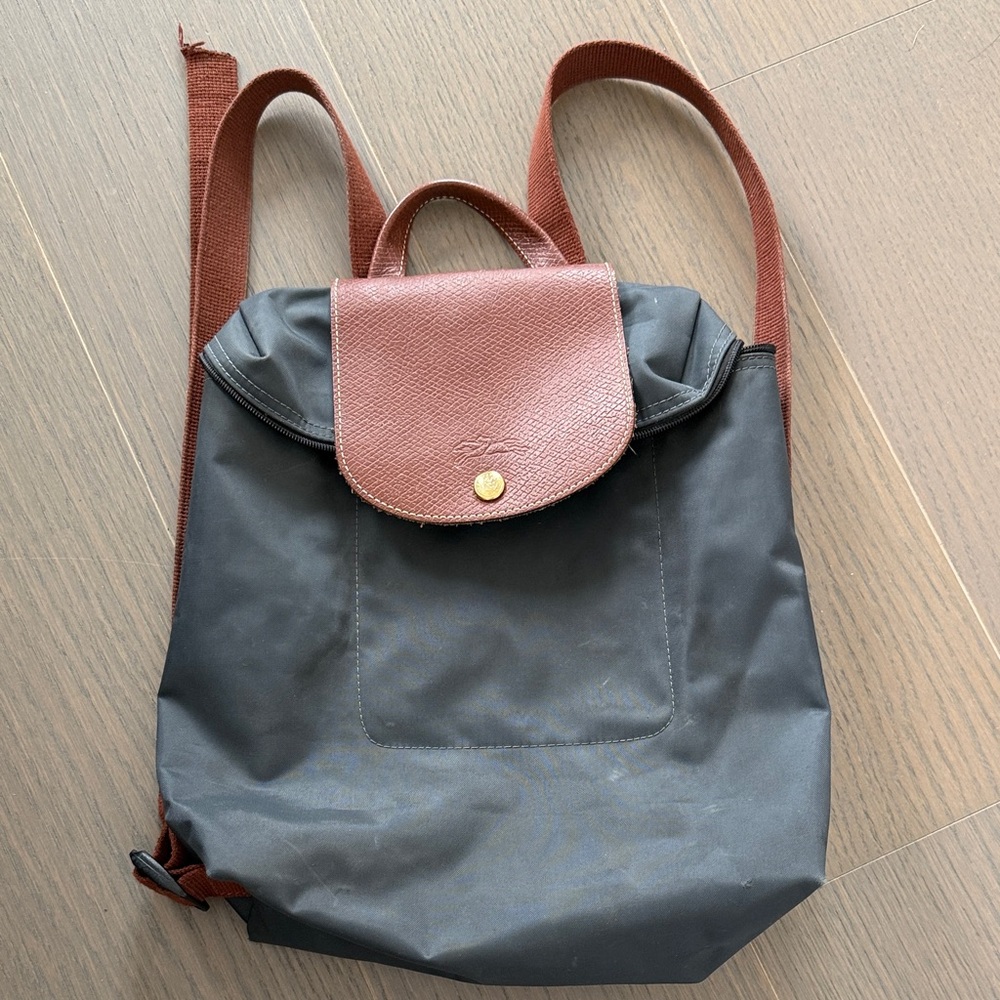 Longchamp nylon backpack